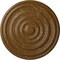Ekena Millwork Carton Ceiling Medallion (For Canopies up to 2 5/8"), 12 5/8"OD x 1"P, Smokey Topaz Crackle CM13CASTC - alternate 1